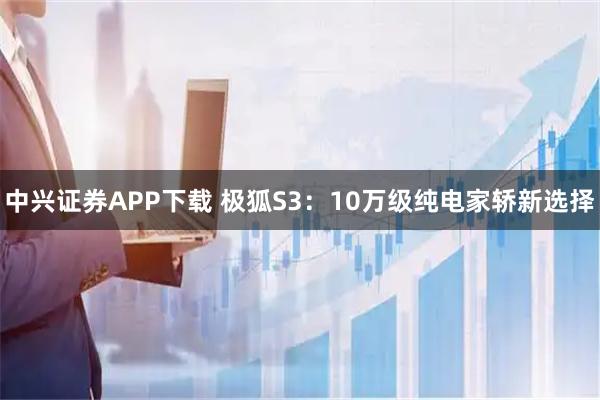 中兴证券APP下载 极狐S3：10万级纯电家轿新选择